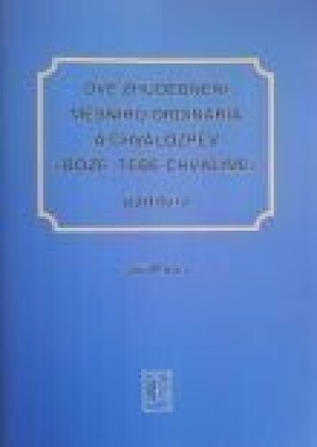 Dvě zhudebnění mešního ordinaria a chvalozpěv Bože, Tebe chválíme-partitura