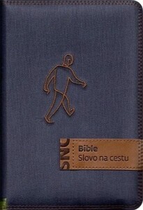 Bible Slovo na cestu, zip, jeans, modrá /1225/